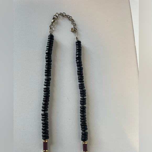 Stella & Dot Long Necklace  amethyst, sunstone, rose agate, grey agate beads - Picture 5 of 9